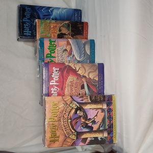 💃Harry Potter Books 1-5 on Cassette